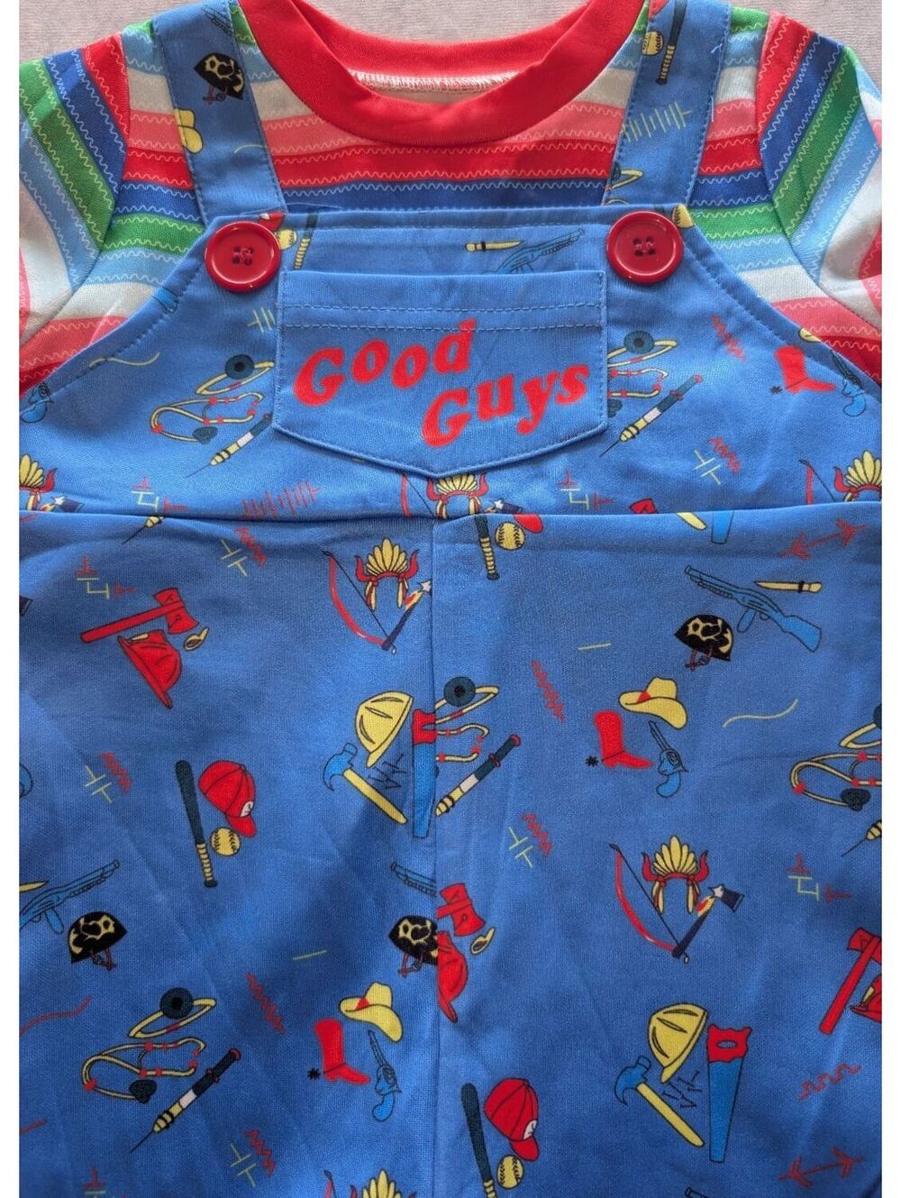 Chucky Good Guys Costume romper 3-6M - Picture 3 of 4